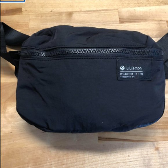 lululemon athletica Bags Lululemon Clean Lines Belt Bag Black Nwt